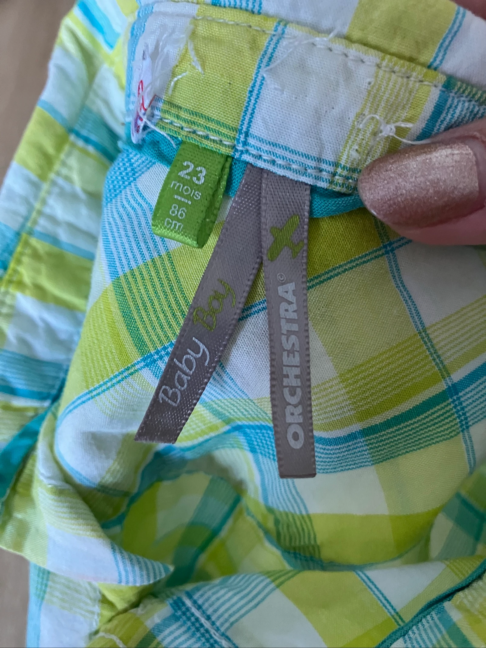 Camisa a cuadros para niño – photo 4